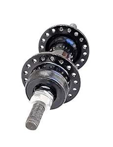 Buy Hero Cycle Hub 36 Spoke Hole Rear/Back Side Threaded Dish Hub for ...