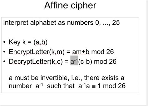 Image result for Affine Cipher Decoder