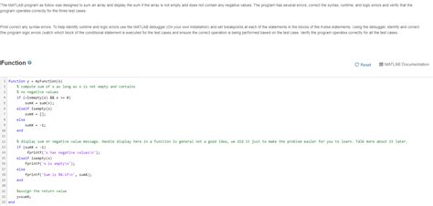 Image result for MATLAB Sum Programming If Else