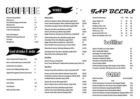 Long Beach Cafe Menu - FoodFolk