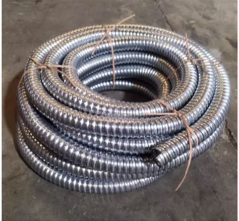 Flexible Conduits - Metallic Double Interlock Flexible Conduit Pipe ...
