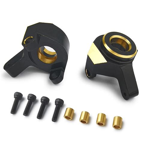 Buy Brass Steering Knuckles Hex Adapters Counterweight For 1/24 Axial ...