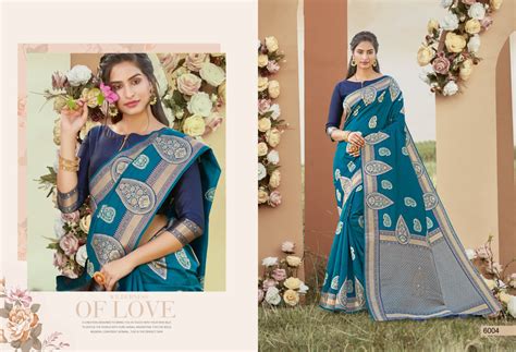 Sangam Presents Sunaina Silk Saree With Siroski Work