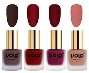 Buy Volo Velvet Dull Matte Posh Shades Party Girl Range Nail Polish ...