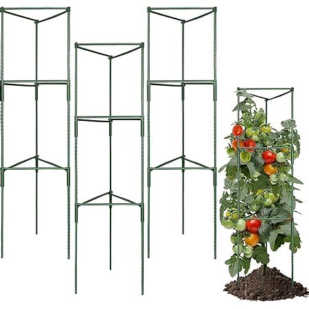 ecofynd® 2 Pack Black Iron Garden Trellis for Climbing Plants | Rust ...