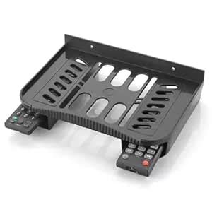 Bruchy Set Top Box Stand for TV Wall Mount - Black Plastic Wall Mount ...