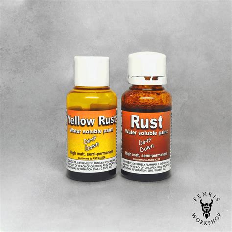 Dirty Down DUO - Rust & Yellow Rust paints - Ultra Realistic Effects ...