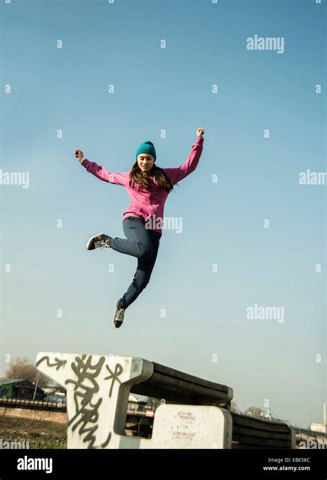 Image result for Woman Jumping Over Bench