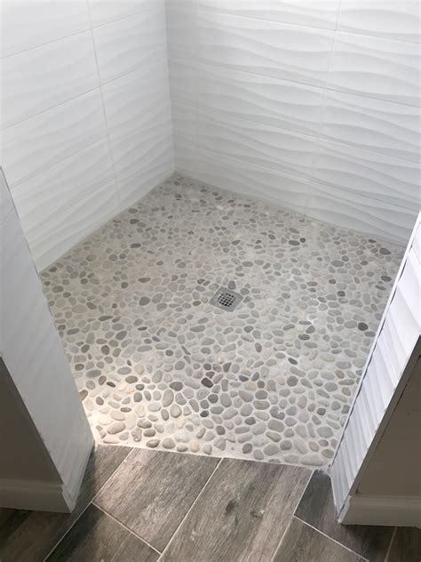 Discover 170 River Rock Shower Floor and Bathroom Remodel Shower Ideas ...