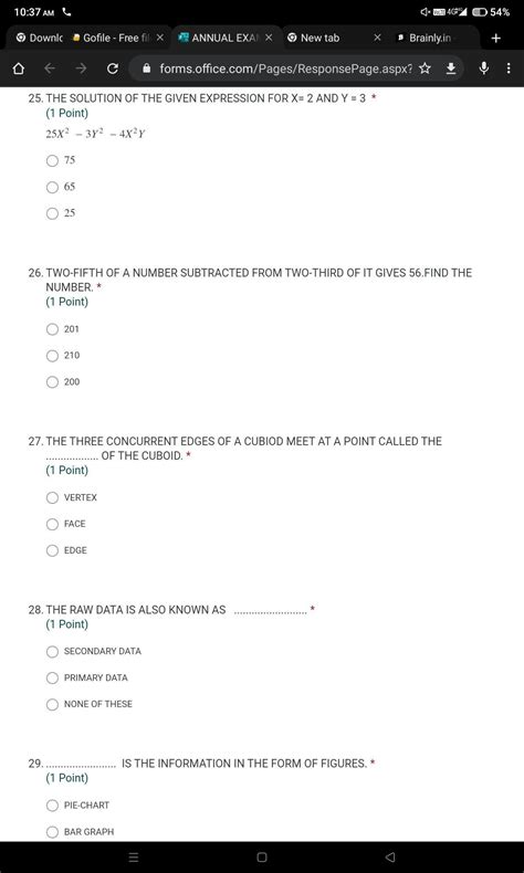 Please fast Question 25 to 28 - Brainly.in