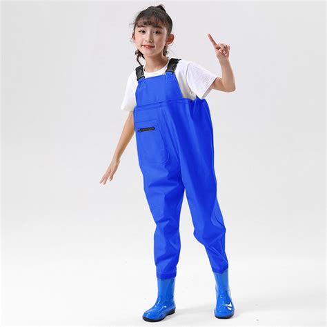 Kids Chest Waders for Toddler Children Youth Fishing Waders Fishing Youth Waders with Boots Kids ...