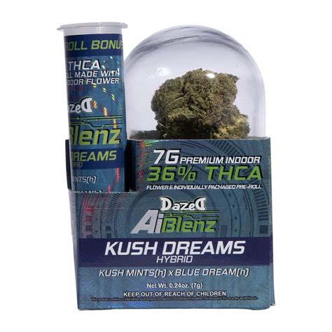 Buy Dazed AI Blenz Premium Indoor THCa Flower 1g Online