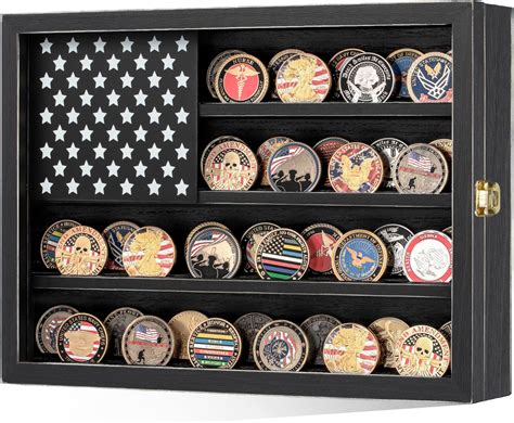 Amazon.com - Military Challenge Coin Display Case Holder with HD ...