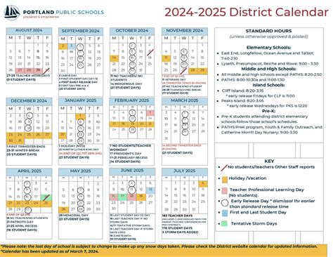 ️ Portland Public Schools Calendar 2024-2025 [PPS Holidays]
