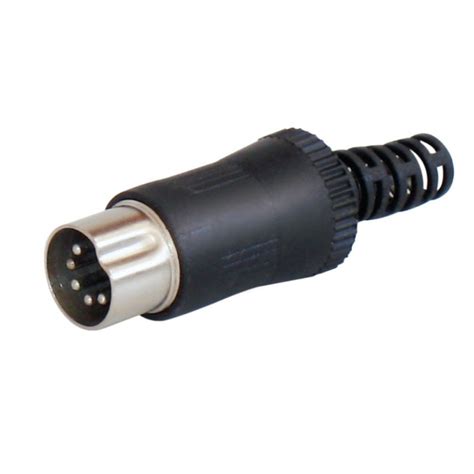 MX 6 Pin DIN Male Connector Copper Plated Plug (MX-109) buy online at ...
