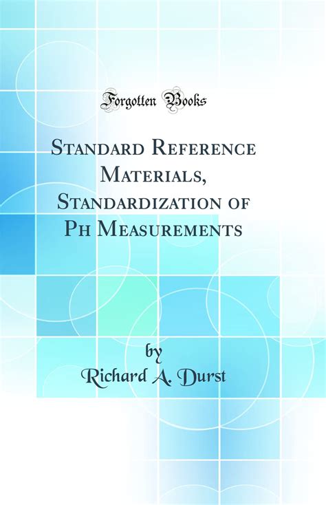 Buy Standard Reference Materials, Standardization of Ph Measurements ...