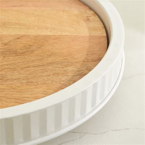 Buy Bakers Pride Monet Mango Wood Lazy Susan from Home Centre at just ...
