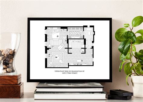 Sex and the City floor plan (Carrie Bradshaw New York City apartment ...