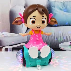 Paras 360 degree rotating musical dancing girl doll activity play ...