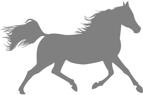Horse Running Silhouette