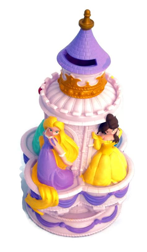 Buy Disney Princess Castle Bank - Featuring Rapunzel, Belle, Ariel and ...