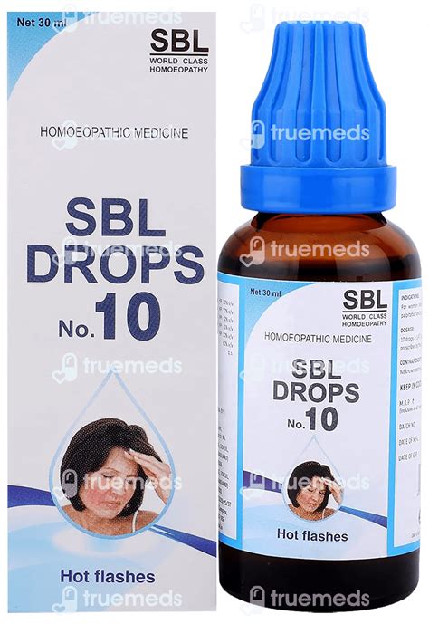 Sbl No 10 Drops 30 Ml - Uses, Side Effects, Dosage, Price | Truemeds