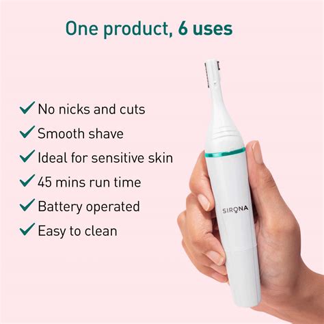 Buy SIRONA 6-IN-1 ELECTRIC TRIMMER FOR WOMEN - 1 TRIMMER Online & Get ...