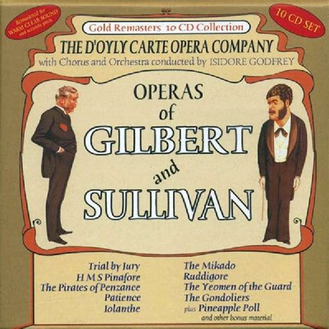 Operas of Gilbert and Sullivan (D'Oyly Carte Opera Company): Amazon.co ...