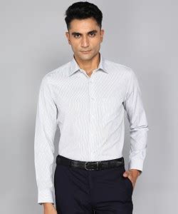 LOUIS PHILIPPE Men Solid Formal White Shirt - Buy LOUIS PHILIPPE Men ...