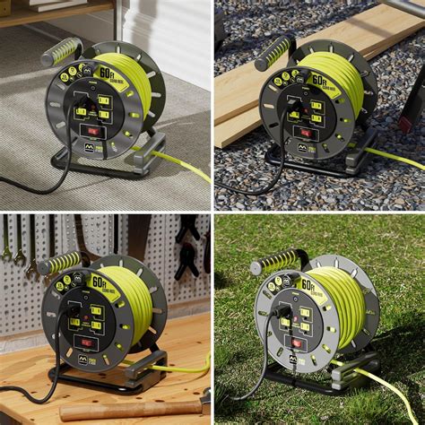 Masterplug 60ft Cord Reel, Retractable Extension India | Ubuy