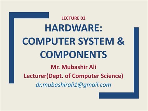 Image result for Computer Hardware Lecture Notes