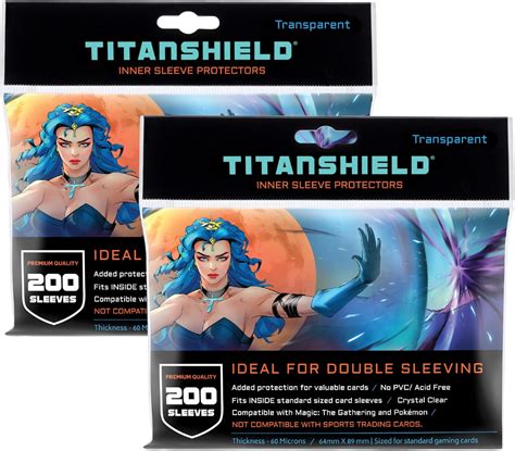 Amazon.com: TitanShield | Inner Sleeves | Perfect Fit Card Sleeves ...