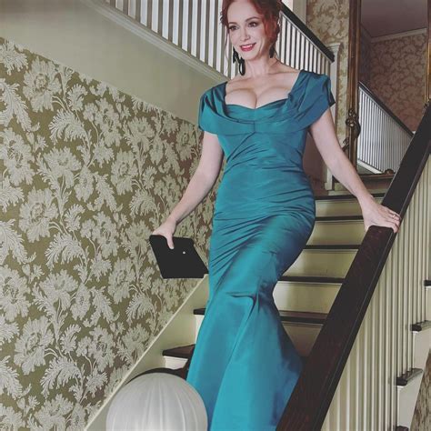 Christina Hendricks Tits For EJAF Party (4 Photos) - FappeningTime