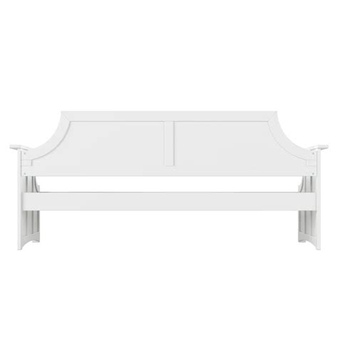 ADOUER WOOD Solid Sheesham Wood PU White Divan (Day Bed), Without Stot ...