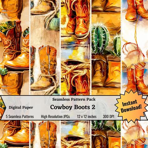 Printable Cowboy Boot Pattern 的图像结果