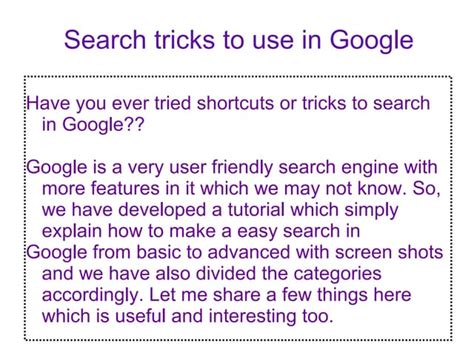 Image result for Google Search Tutorial