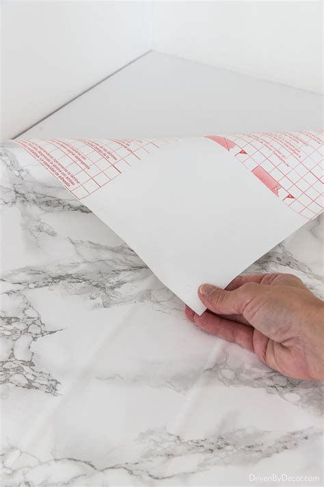 Marble contact paper for countertops a simple fix for ugly countertops ...