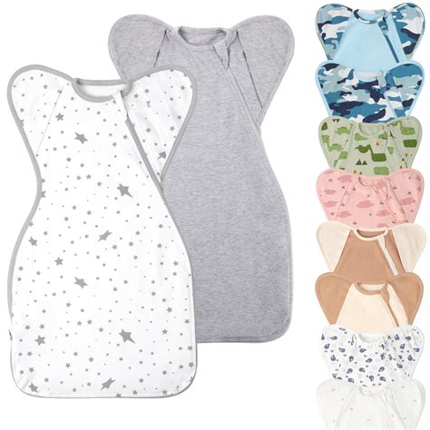 Amazon.com: Knirose Swaddle Blanket Sleep Sack with Arms Up Design 2 ...