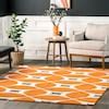 nuLOOM 2 X 3 (ft) Deep Orange Indoor Trellis Area Rug BHBC55A-203 at ...
