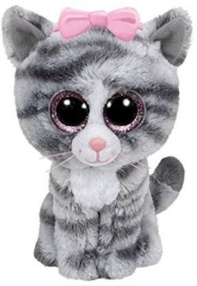 TY Beanie Boos Willow - Gray Tabby Cat (Justice Exclusive) - 2.8 inch ...