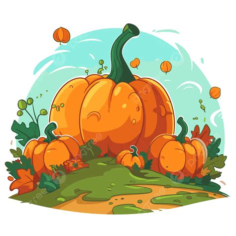Cute Pumpkin Patch Clipart