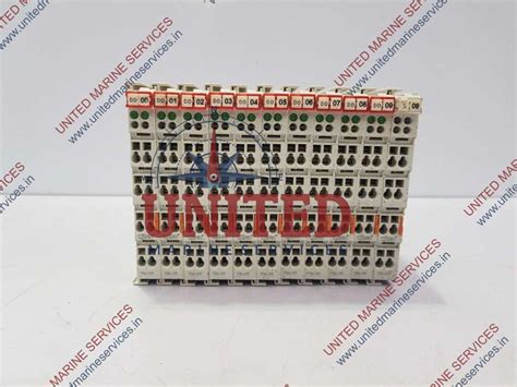 WAGO 2 CHANNEL RELAY OUTPUT 750-517 750-600 | United Marine Services