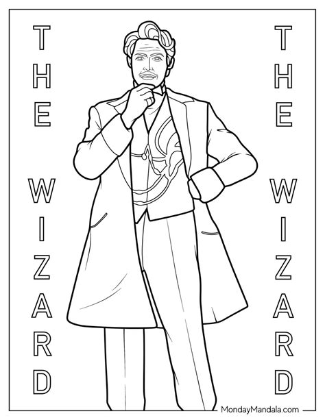 Wicked Coloring Pages Printable Pdf