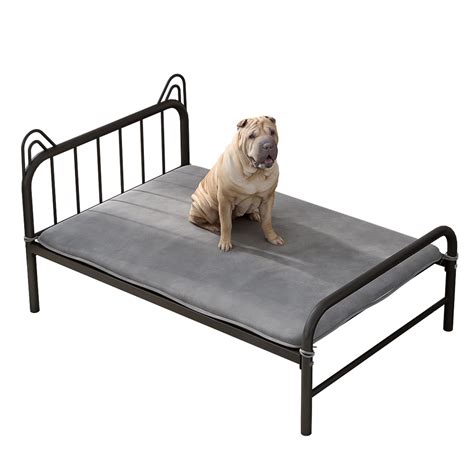 OSCHF Medium Dog Bed Frame - Elevated Pet Metal Bed with Dog Ear Design ...