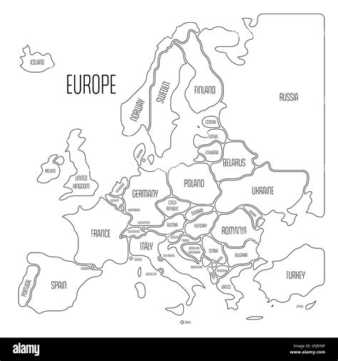 Europe Map Simple 的图像结果