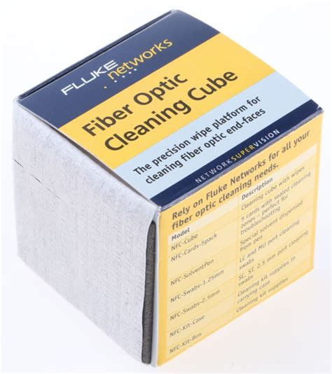 NFC-CUBE Fluke Networks | Fluke Networks Cleaning Kit for Wipes, NFC ...