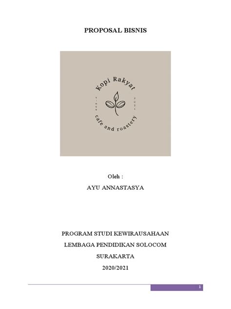 Bussiness Proposal Indonesia 的图像结果