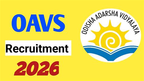 OAVS Recruitment 2026 | Apply online for Teaching and non-teaching ...