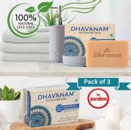 Dhavanam Gentle Hydration Soap (with Goat Milk & Coconut Oil) - pack of ...