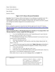 Image result for Topic 2 GCU Library Research Worksheet